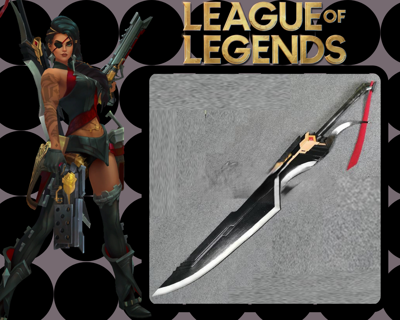 EPEE SAMIRA PVC LEAGUE OF LEGEND