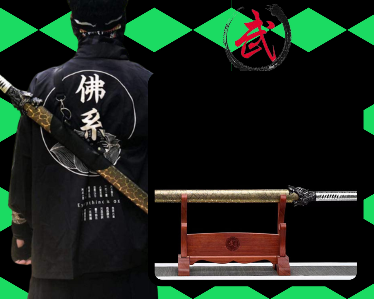 EPEE CHINOISE TRADITIONNELLE LOUP TANG DAO
