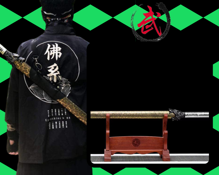 EPEE CHINOISE TRADITIONNELLE LOUP TANG DAO