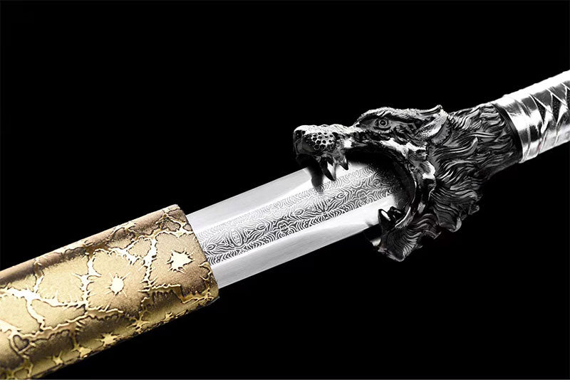 EPEE CHINOISE TRADITIONNELLE LOUP TANG DAO