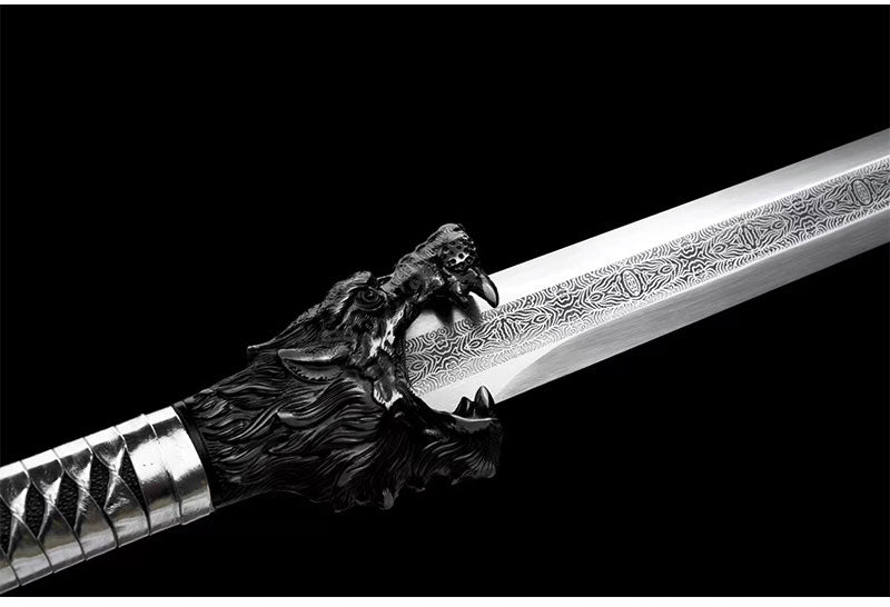 EPEE CHINOISE TRADITIONNELLE LOUP TANG DAO