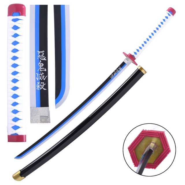 KATANA TOMIOKA DEMON  SLAYER EN BOIS