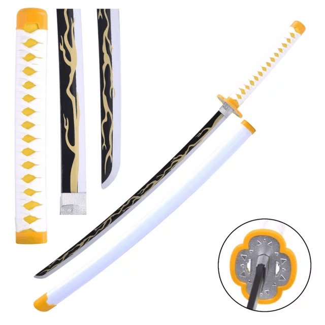 KATANA ZENITSU EN BOIS DEMON SLAYER