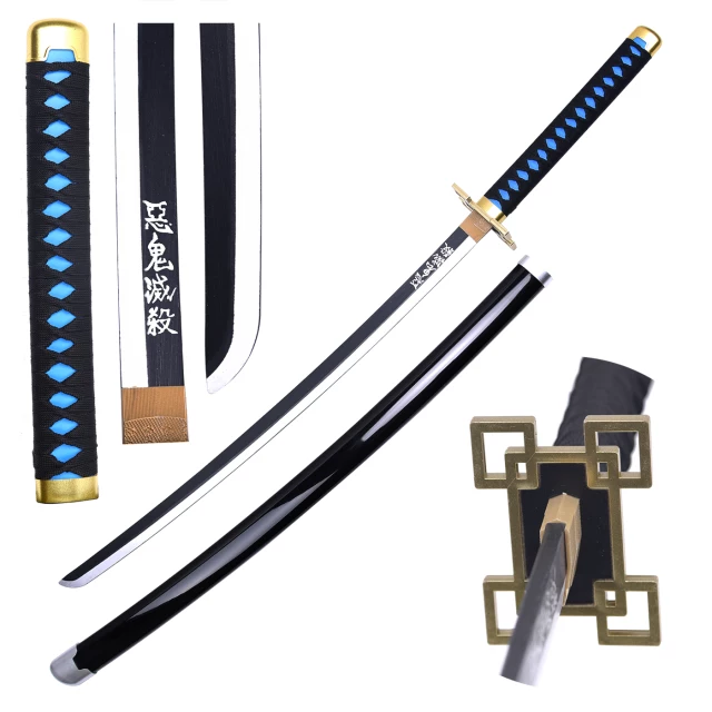 KATANA MUICHIRO TOKITO DEMON SLAYER EN BOIS