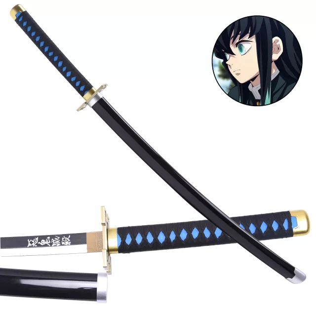 KATANA MUICHIRO TOKITO DEMON SLAYER EN BOIS