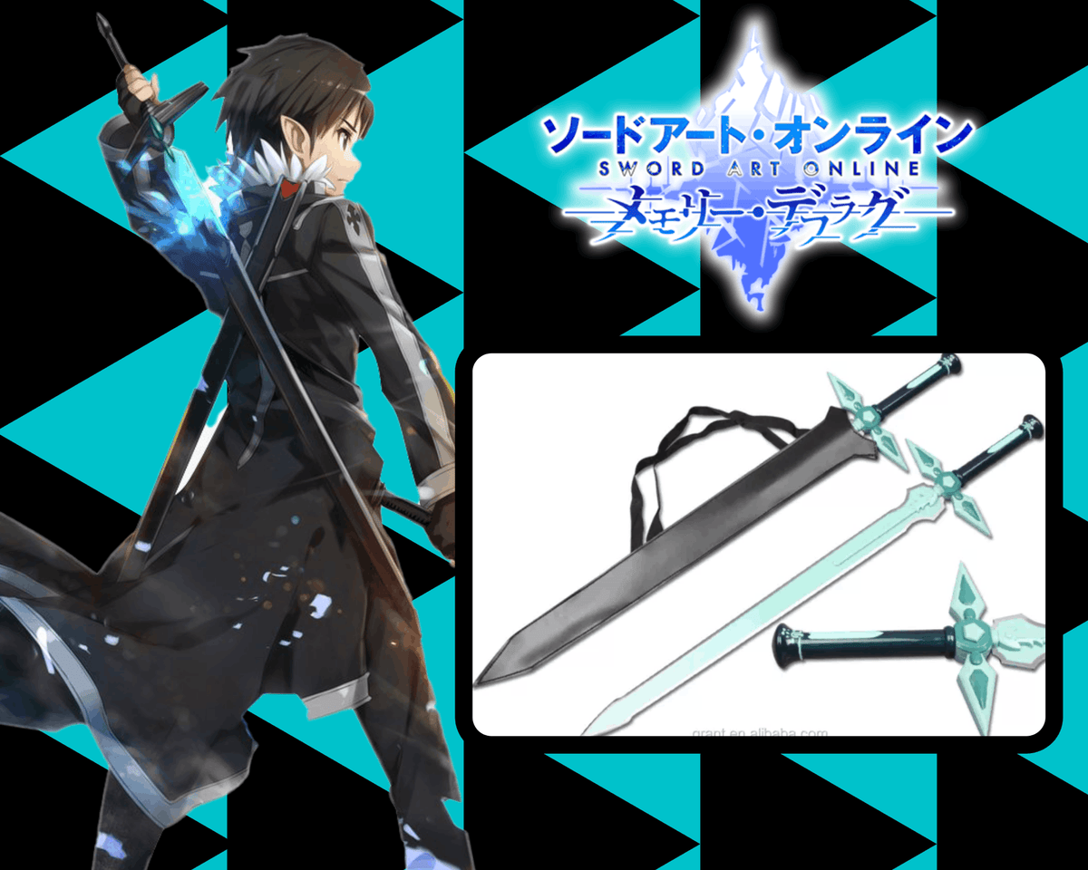 ÉPÉE DARK REPULSER SWORD ART ONLINE EN BOIS