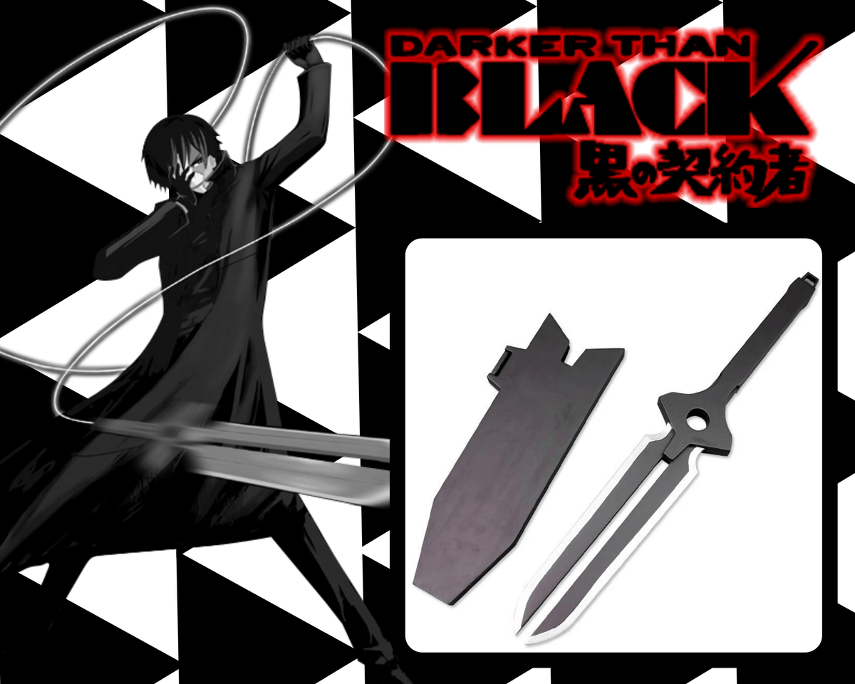 ÉPÉE HEI DARKER THAN BLACK EN BOIS