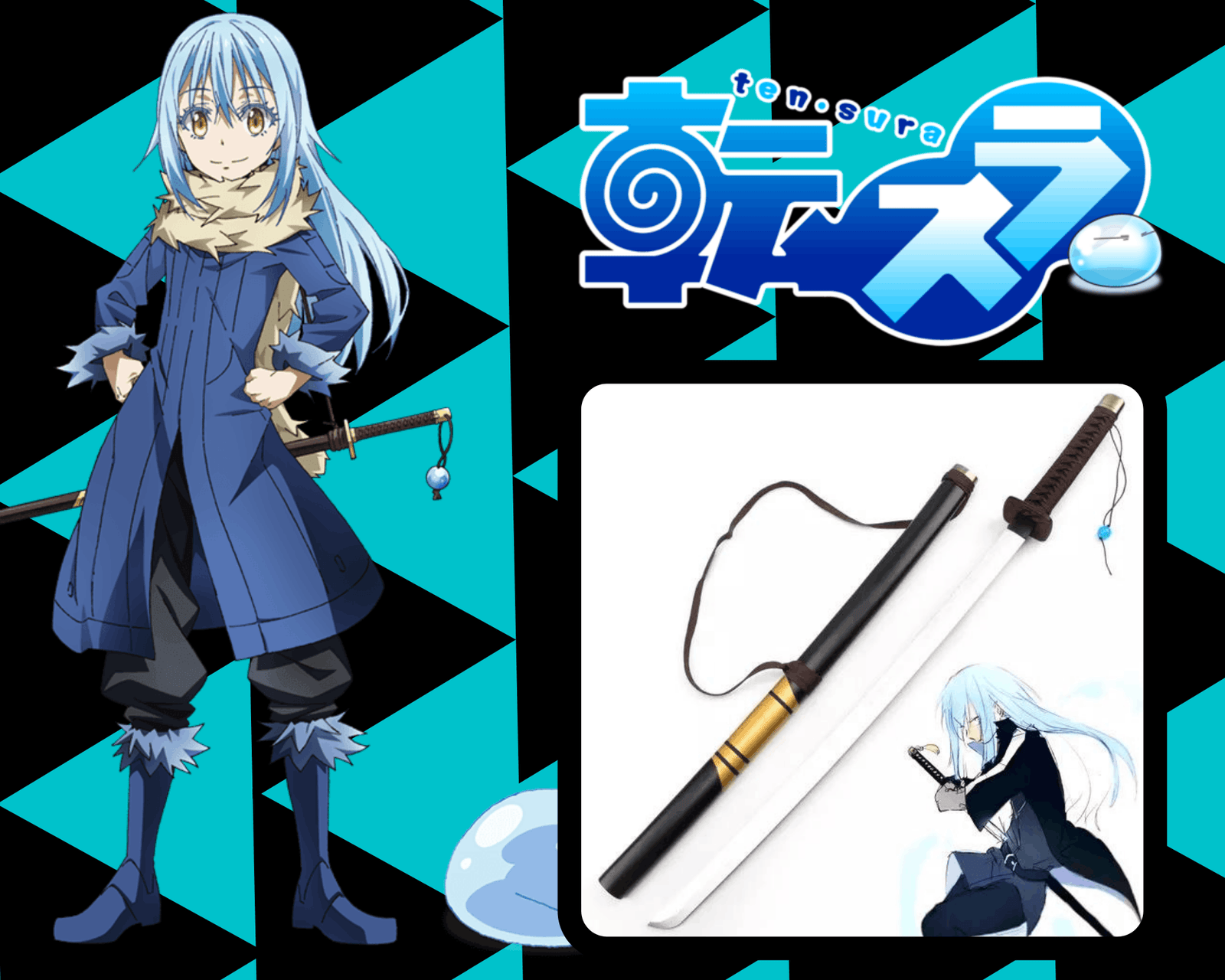 KATANA LIMULE TENSEI SHITARA EN BOIS