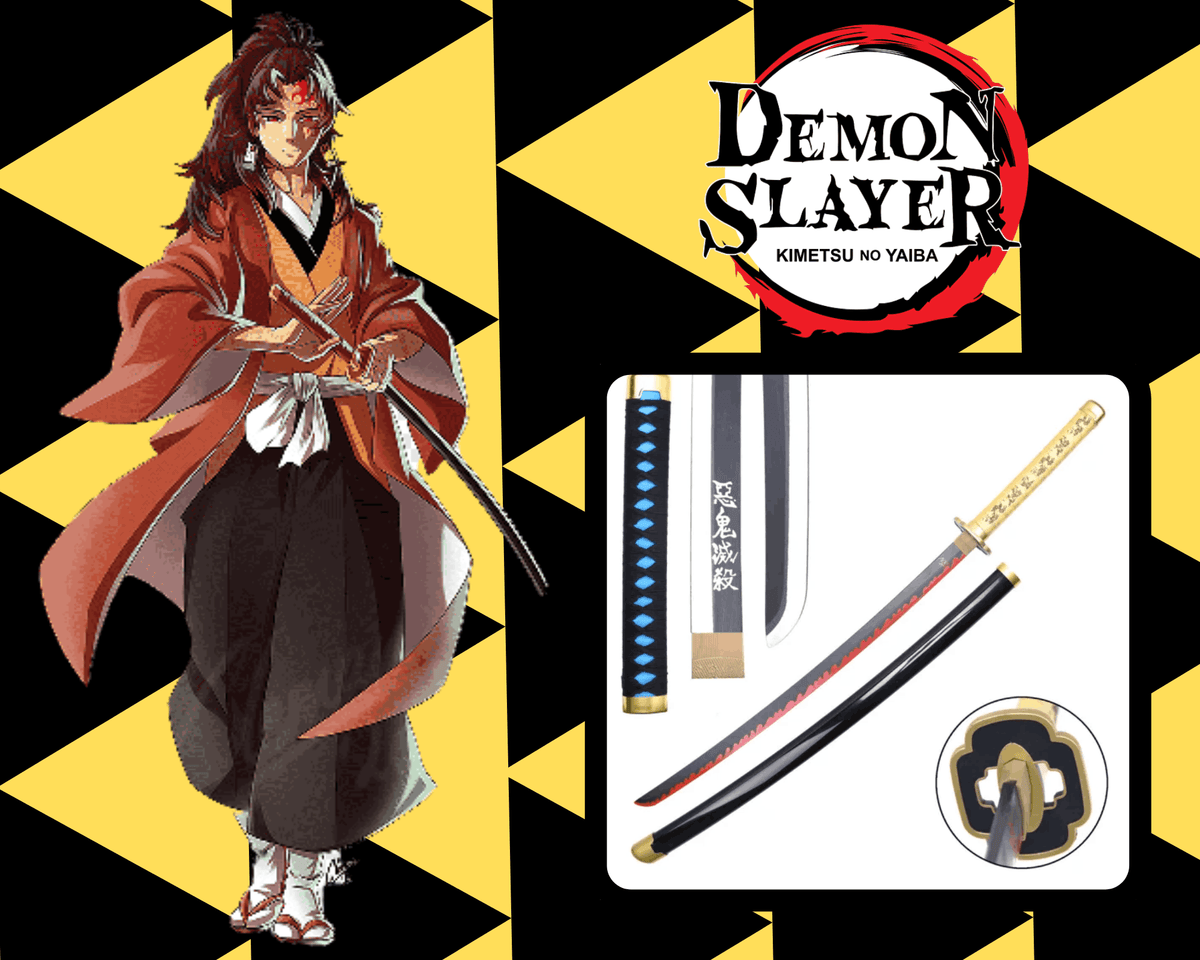 KATANA YORIICHI DEMON SLAYER EN BOIS