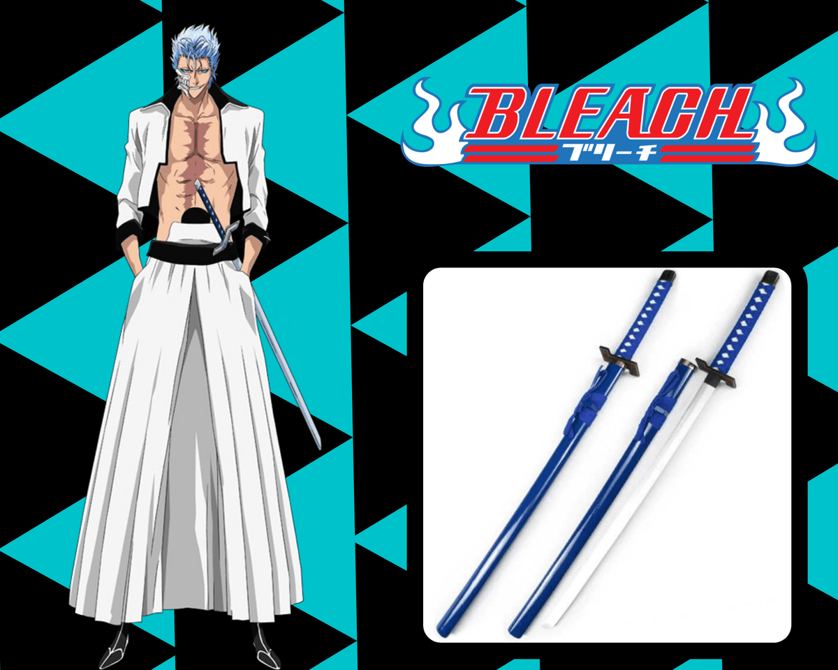 KATANA GRIMMJOW BLEACH EN BOIS