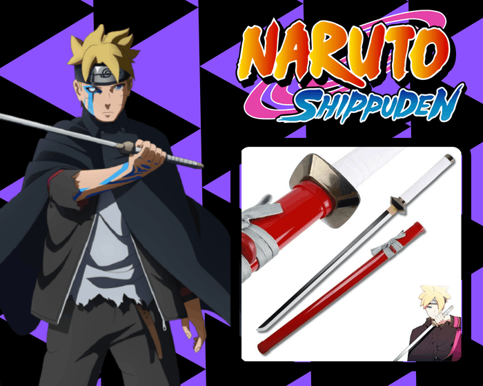 KATANA BORUTO EN BOIS