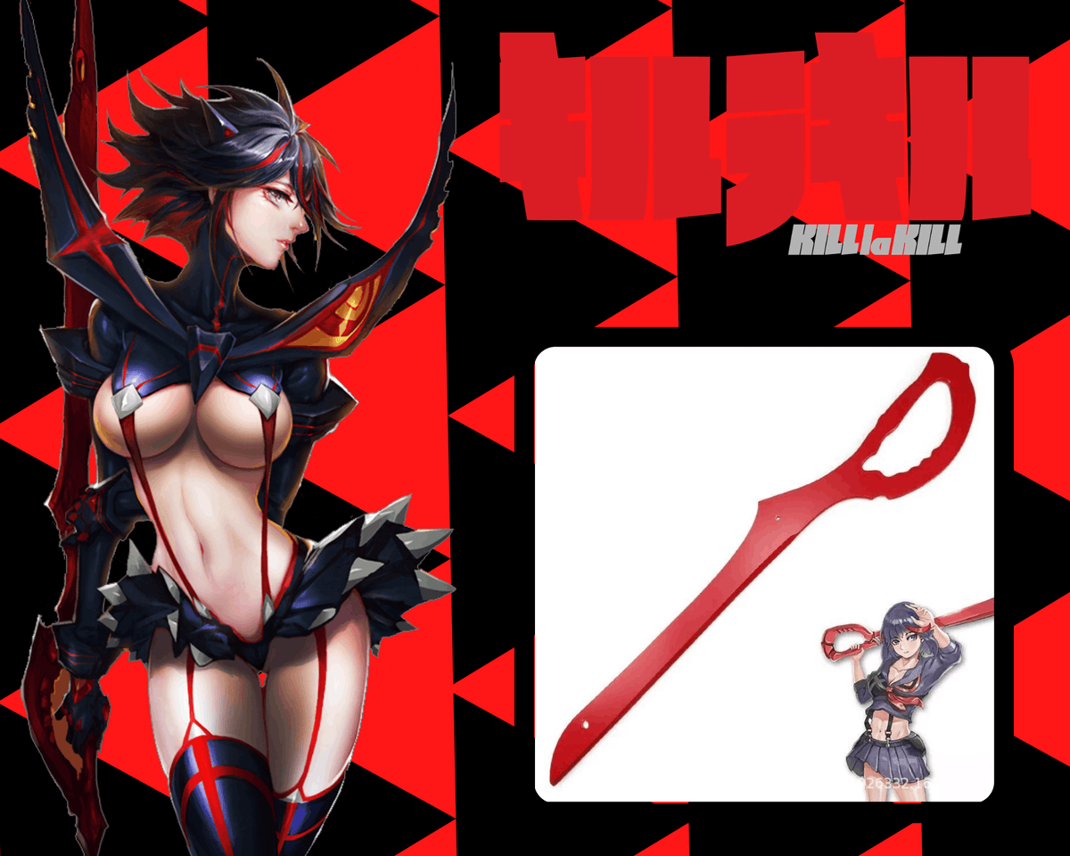 ÉPÉE RYUKO MATOI KILL LA KILL EN EN BOIS