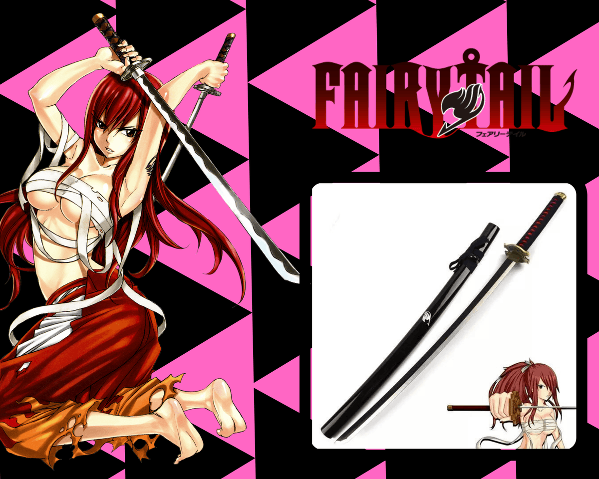 KATANA ERZA FAIRY TAIL EN BOIS