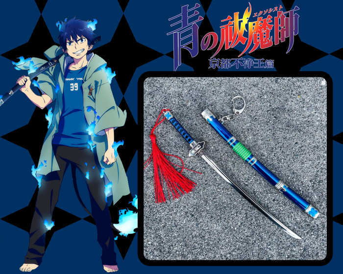 MINI KATANA RIN OKUMURA BLUE EXORCIST