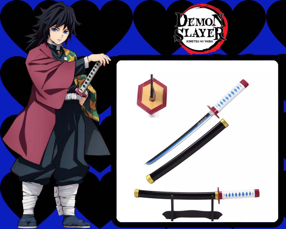 WAKIZASHI TOMIOKA EN BOIS DEMON SLAYER