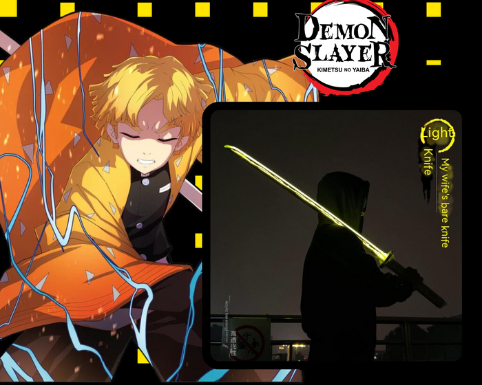 KATANA LAZER ZENITSU DEMON SLAYER