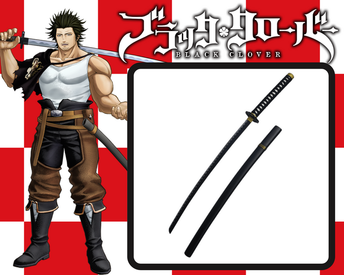 KATANA YAMI SUKEHIRO EN BOIS BLACK CLOVER