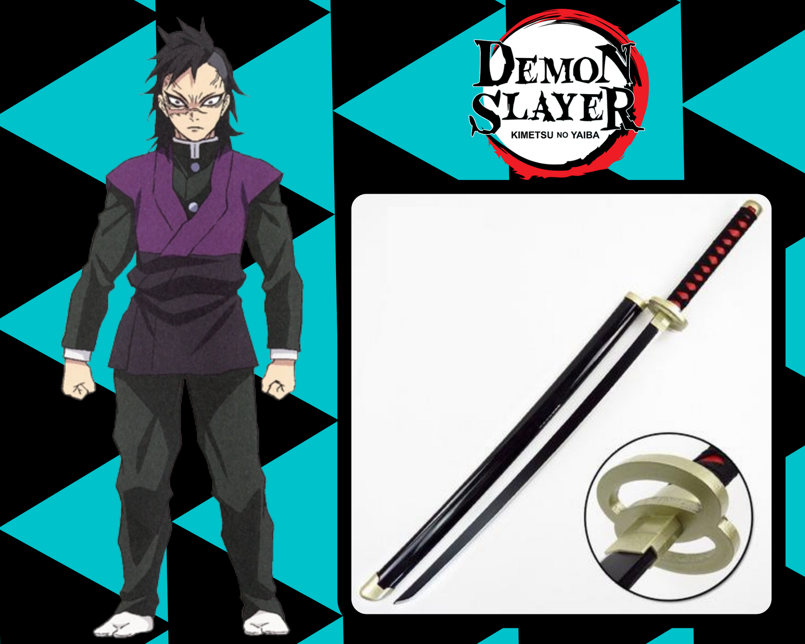 KATANA GENYA EN BOIS DEMON SLAYER